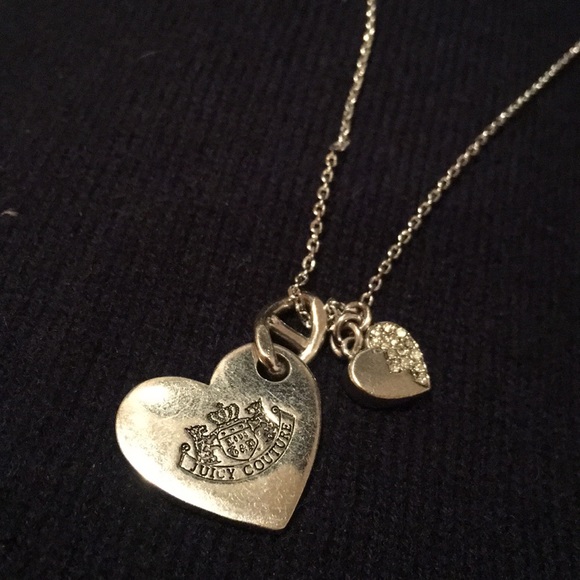 Cute Heart Charm Juicy Couture Necklace - Picture 4 of 6